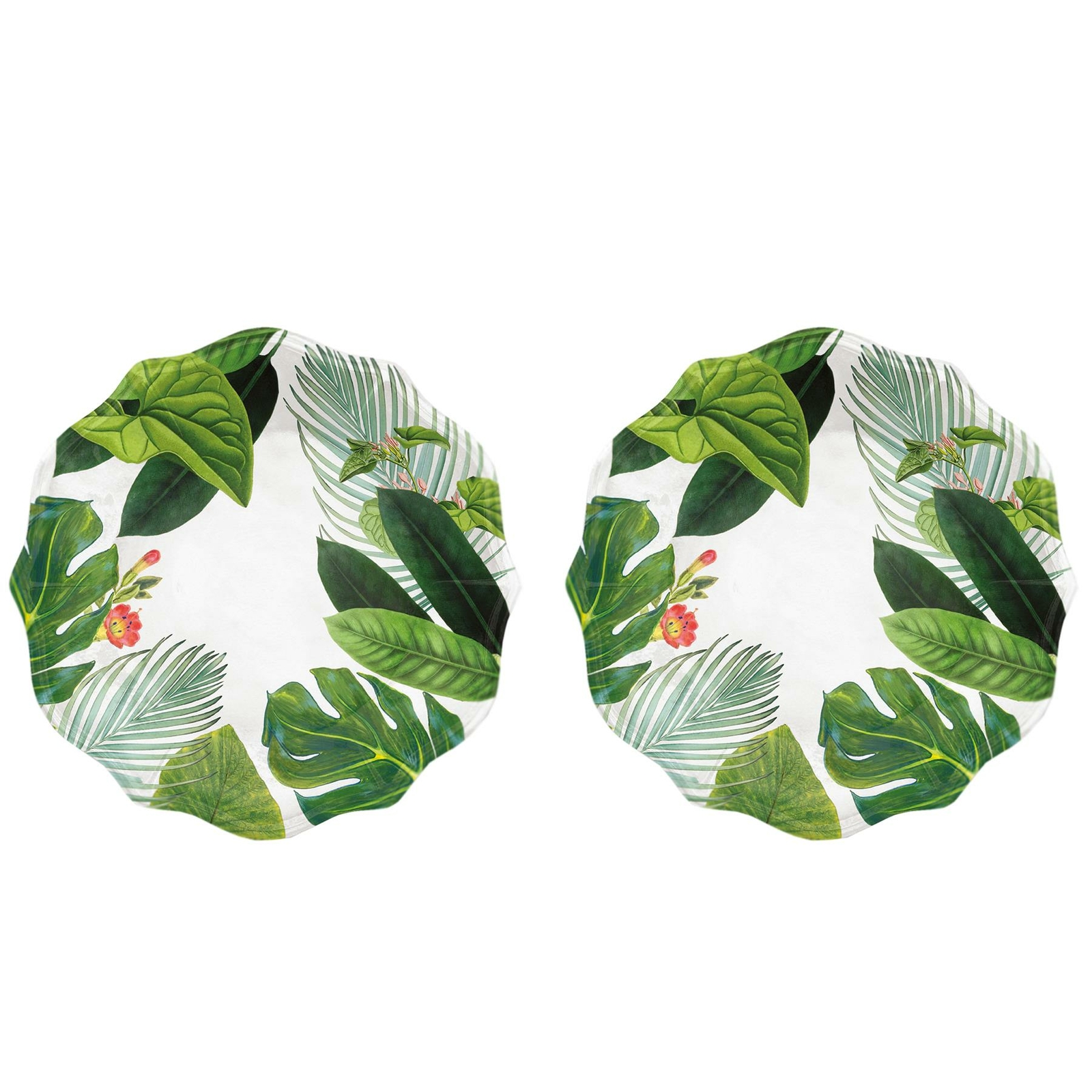 Epicurean Amazon Floral 30cm Melamine Dinner Plates, Set of 2