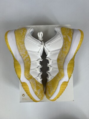 スニーカー Jordan 11 Retro Low Yellow Snakeskin (Women's) Nike Air Jordan 11 Retro Low Yellow Snakeskin Women's Size