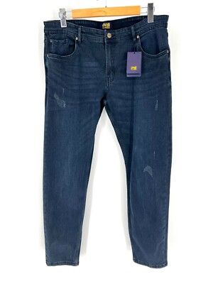 CAVALLI CLASS SLIM STRAIGHT Distressed Jeans Size 36 X 30 CAVALLI CLASS SLIM STRAIGHT Distressed Jeans Size 36 X 30