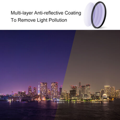 K&F Concept 52-82mm Clear-Natural Night Filter Light Pollution Reduction Filter - Picture 13 of 63