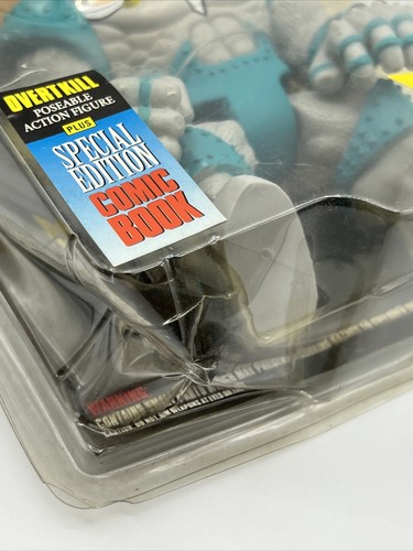 OVERTKILL Blue Spawn - Action Figure COMIC - 1994 - McFarlane Toys Dead Stock - Picture 5 of 7