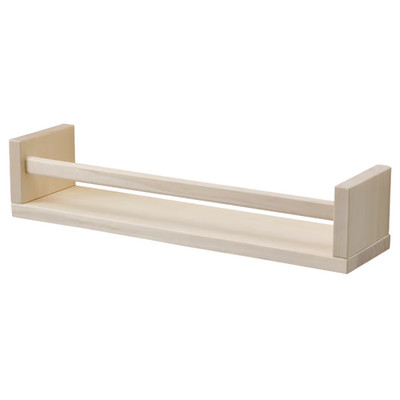 Küche Gewürzregal Aufbewahrung Organizer Regal Espenholz Flasche Wandmontage Halter