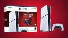 Sony PlayStation 5 Slim White Disc Marvel's Spider-Man 2 1TB