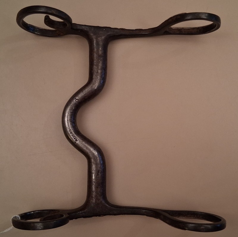 Adolph Bayers # 3 curb bit, “FLOYD”, Excellent Condition