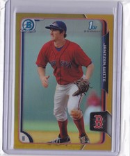 2015 Jantzen Witte Bowman Chrome Gold Refractor    RC 15/50    #BCP57 (A660)