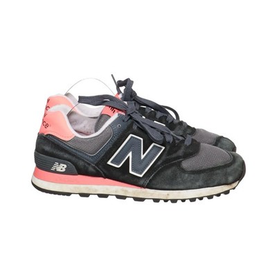 New Balance, Sneaker, Größe: 40 1/2, WL574GPL, Schwarz/Blau/Grau, Damen #hwH