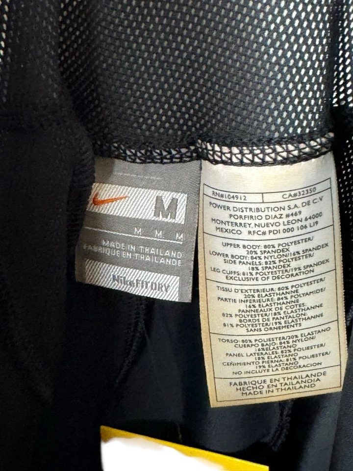 Nike 10/2 Elite Babero Corto Ciclismo Lance Armstrong Pantalones Cortos Negros 204135-010 Para Hombres M Foto 4 de 4