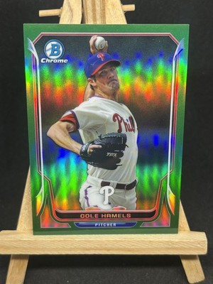 Cole Hamels 2014 Bowman Chrome /75 Baseballkarte #163 - Philadelphia Phillies