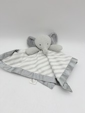 Cloud Island Elephant Blanket Lovey Gray White Striped Target Nursery 3