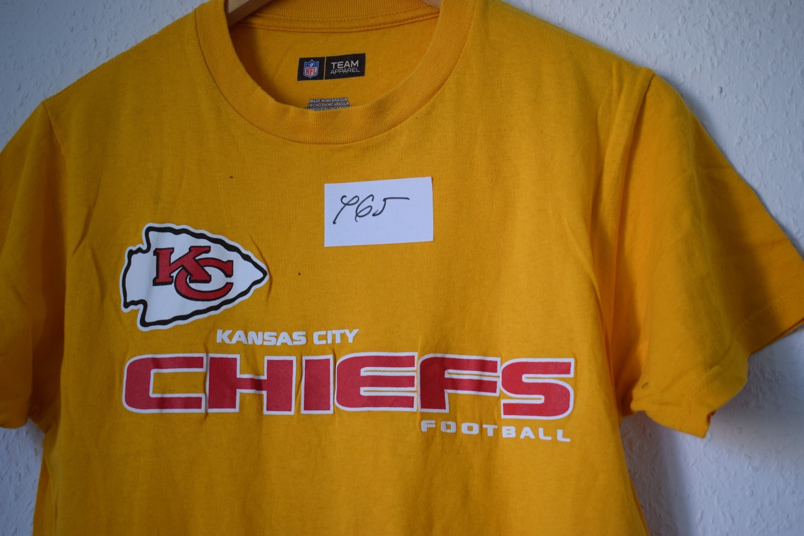 Kansas City Chiefs NFL Team Apparel T-Shirt - Gold/Yellow image 7