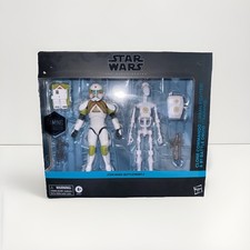 New  Star Wars  Battlefront II Black Series Clone Commando & B1 Battle Droid