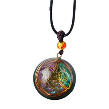 Magical Energy Amulet Necklace Spiritual Protection Crystal Pendant Necklace