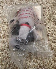 Tonka Pound Puppies Mini Plush Dog 1986 Gray Red Collar New Sealed