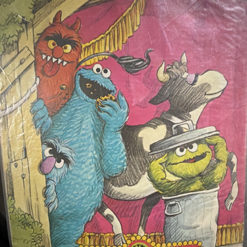 Sesame Street Live! Program Book w/ Big Bird Bert Ernie Grover Oscar ...