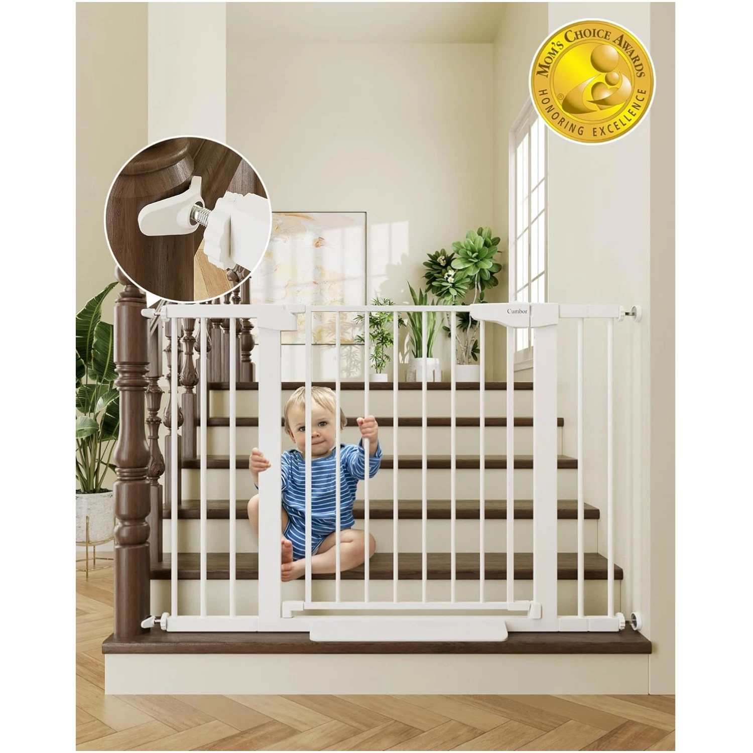 Spacious Walk-Through Baby and Pet Gate 29.7-46
Opens in a new window or tab