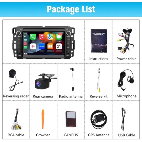 AWESAFE Autoradio für Chevy Silverado GMC Sierra Yukon 2007-2013, Android GP... - Bild 3 von 7