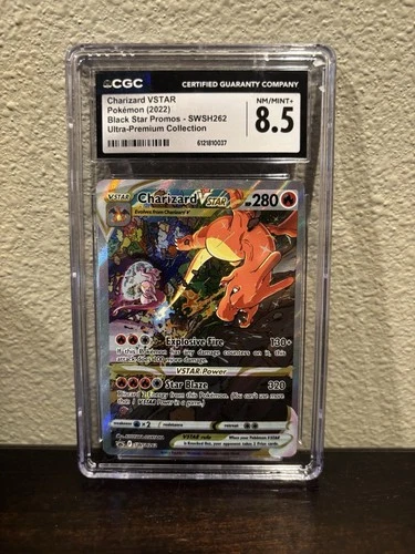 Charizard VSTAR | SWSH Black Star Promos | SWSH 262 | PSA CGC 8.5 | 2022