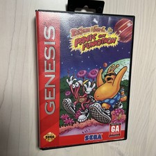 Toe Jam & Earl: Panic On Funkotron Sega Genesis, Complete in Box