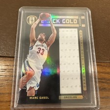 2011-12 Panini Gold Standard Black Gold Threads /49 Marc Gasol #BG-30 0ex8