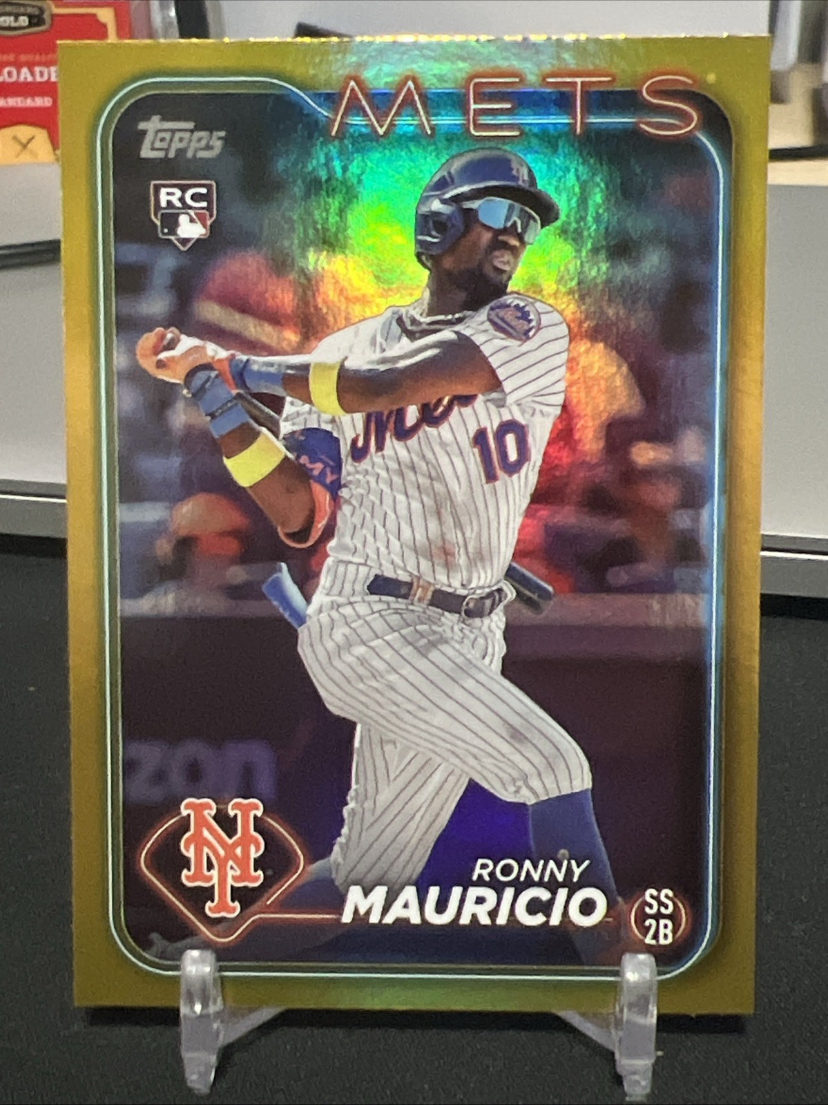 2024 Topps Series 1 - Gold Foil #224 Ronny Mauricio (RC)
