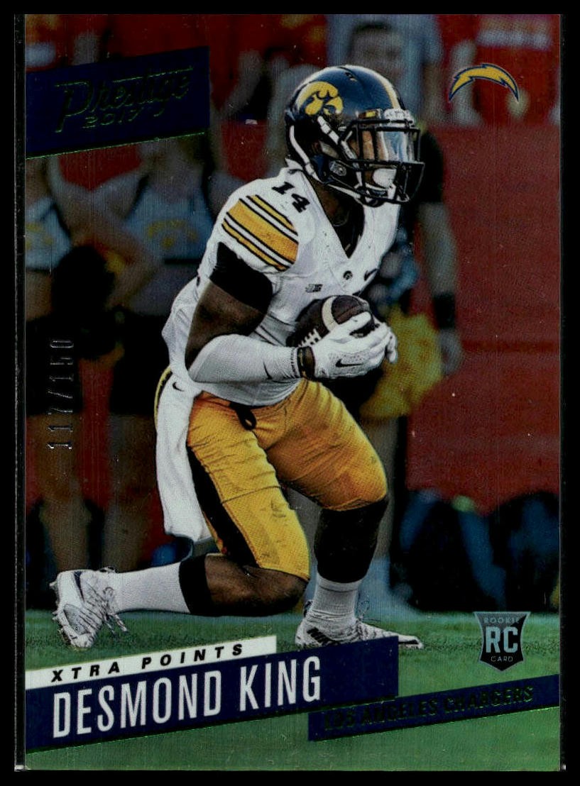 Desmond King Panini Prestige #253 Green Xtra Points