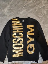 Moschino Gym Sweatshirt Size S 100 cotton Made in Greece
