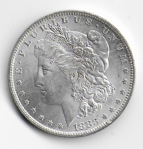 1883 O Morgan Dollar Silver US Coin BU Uncirculated Mint State 90% Silver