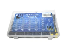 ZDBB 1540 Pcs 32 Size Metric O Rings Kit Assorted With Hook Picks In Case