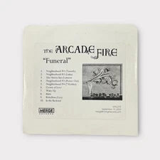 Arcade Fire Funeral CD 2004 Advance Promo Indie Rock Merge Records