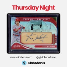 2022 PANINI ABSOLUTE #148 LARS NOOTBAAR ROOKIE WOOD SIGNATURES RC AUTO /50