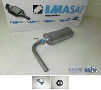 Imasaf ESD Auspuff Endtopf + Anbauteile für Renault Trafic 1.7 + 2.0 + 2.1 D