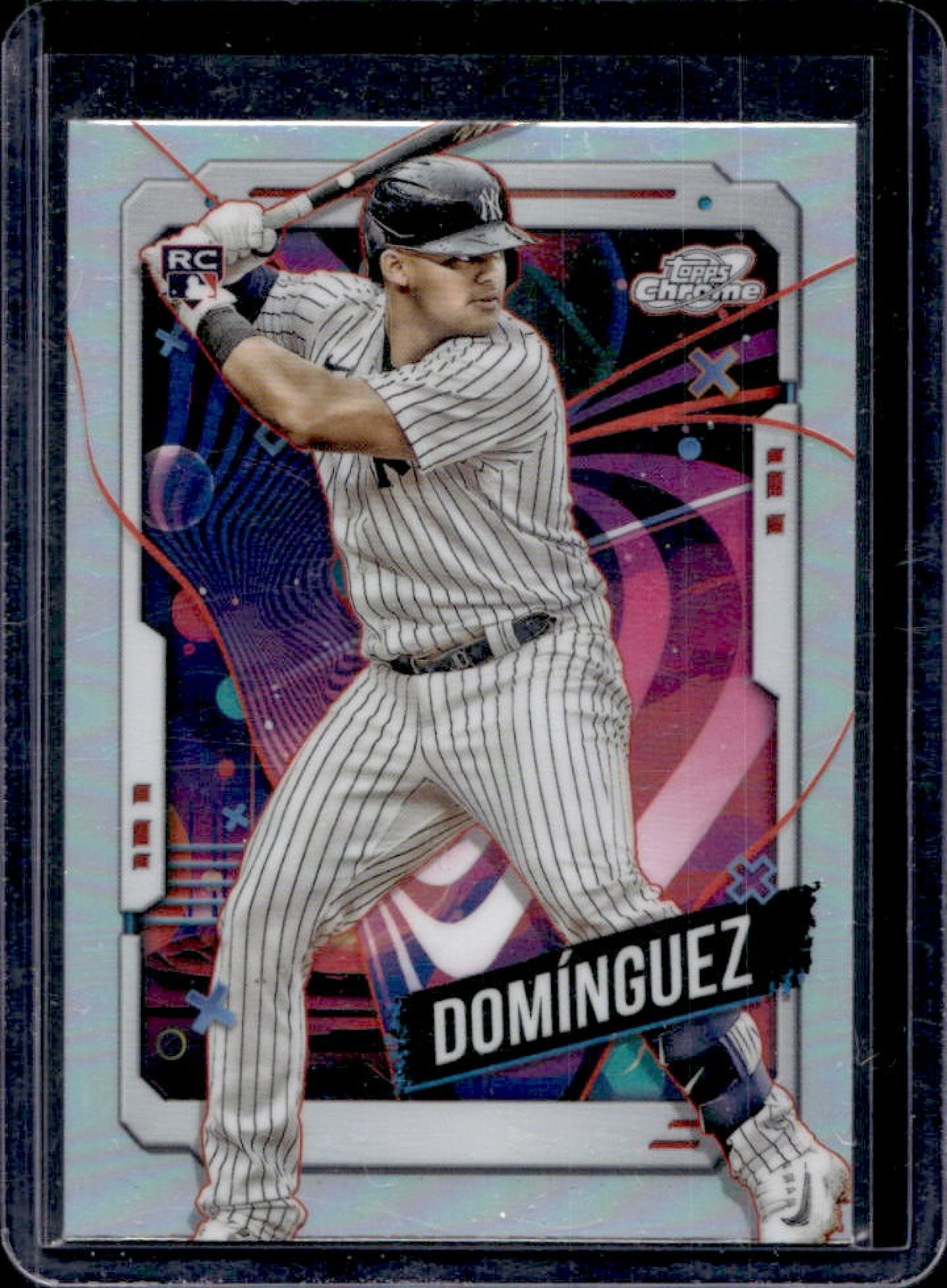 2024 Topps Cosmic Chrome Jasson Dominguez RC Refractor Rookie #89 Yankees