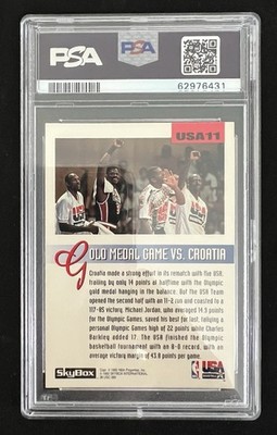 1992 SKYBOX MICHAEL JORDAN PSA8 ジョーダン 1992 SKYBOX OLYMPIC TEAM #USA11 MICHAEL JORDAN PSA 8 | eBay