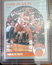 NBA Hoops 1990-91 Mark Jackson #205 New York Knicks 