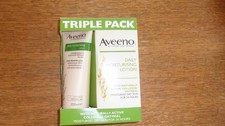 Image of Aveeno 3 x 200ml Triple Pack Daily Moisturising Lotion NEW Free P & P