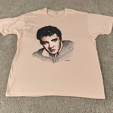 Vintage Elvis Presley Shirt XL Unforgettable Single Stitch Screen Stars USA 106