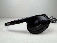 Vintage Sony MDR-013 Headphones for Walkman Discman TESTED WORKS NO FOAM PADS
