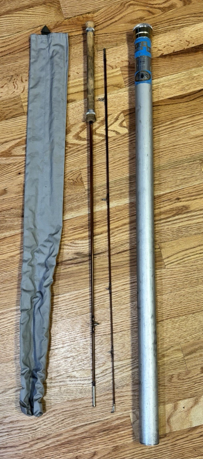 Canne à Pêche Spinning Orvis Superlight Bambou, état Neuf, Pour Moulinet