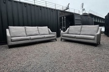 Large Grey 3 & 2 Seater Sofa Set - Delivery Available!