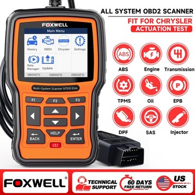 For Chrysler OBD2 Scanner Bidirectional All System Diagnostic Tool ABS SRS TPMS
