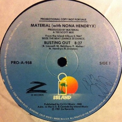Material With Nona Hendryx - Busting Out