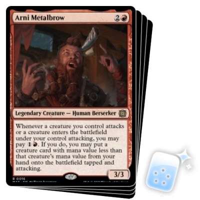 ARNI METALBROW X4 March Of The Machine: The Aftermath MAT Magic MTG MINT CARD