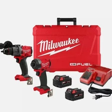Milwaukee M18 FUEL 18V 2-Tool Combo Kit - Red (3697-22)