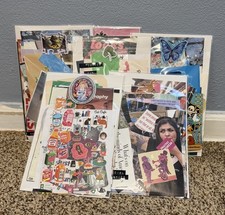 Junk Journal whimsical paper Ephemera- Over 50 Pieces