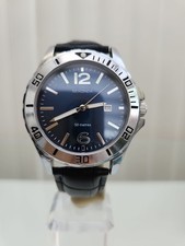 Sekoda Mens watch Leather strap , blue dial, date, perfect working condition (10