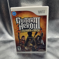 Activision Guitar Hero III: Legends of Rock for Nintendo Wii, 2007, T, Manual