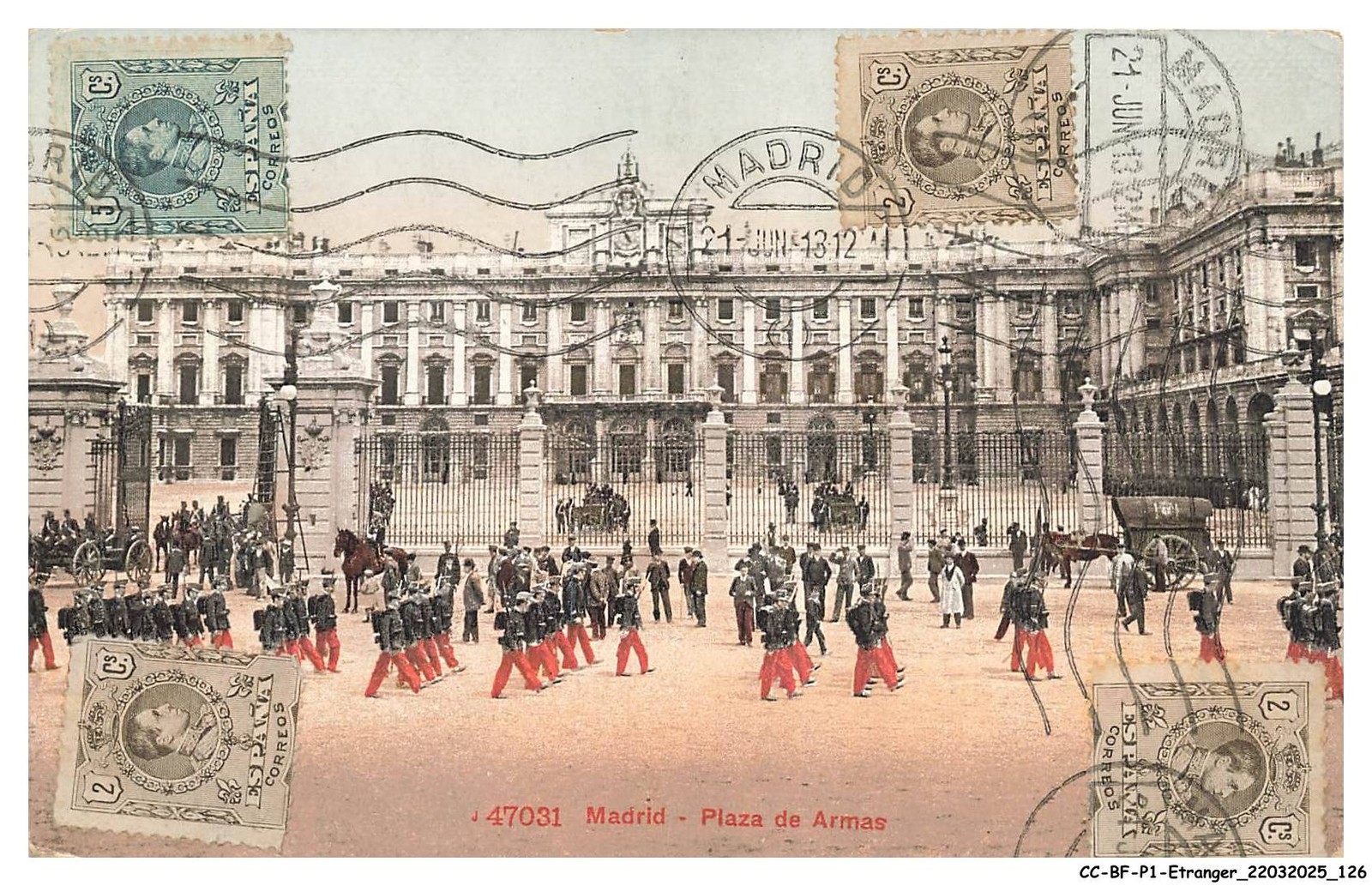 CC-BFP1-0064-ESPAÑA - MADRID - Plaza De Armas