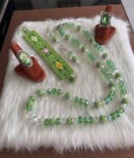 Zestaw zielonej biżuterii