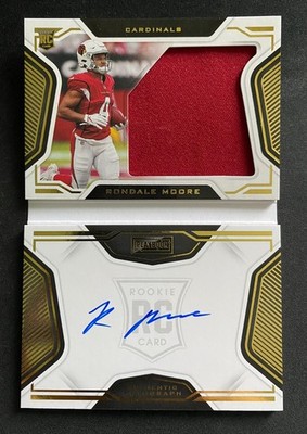 2021 Panini Playbook Football - Cardinals Rondale Moore RPA Booklet /99