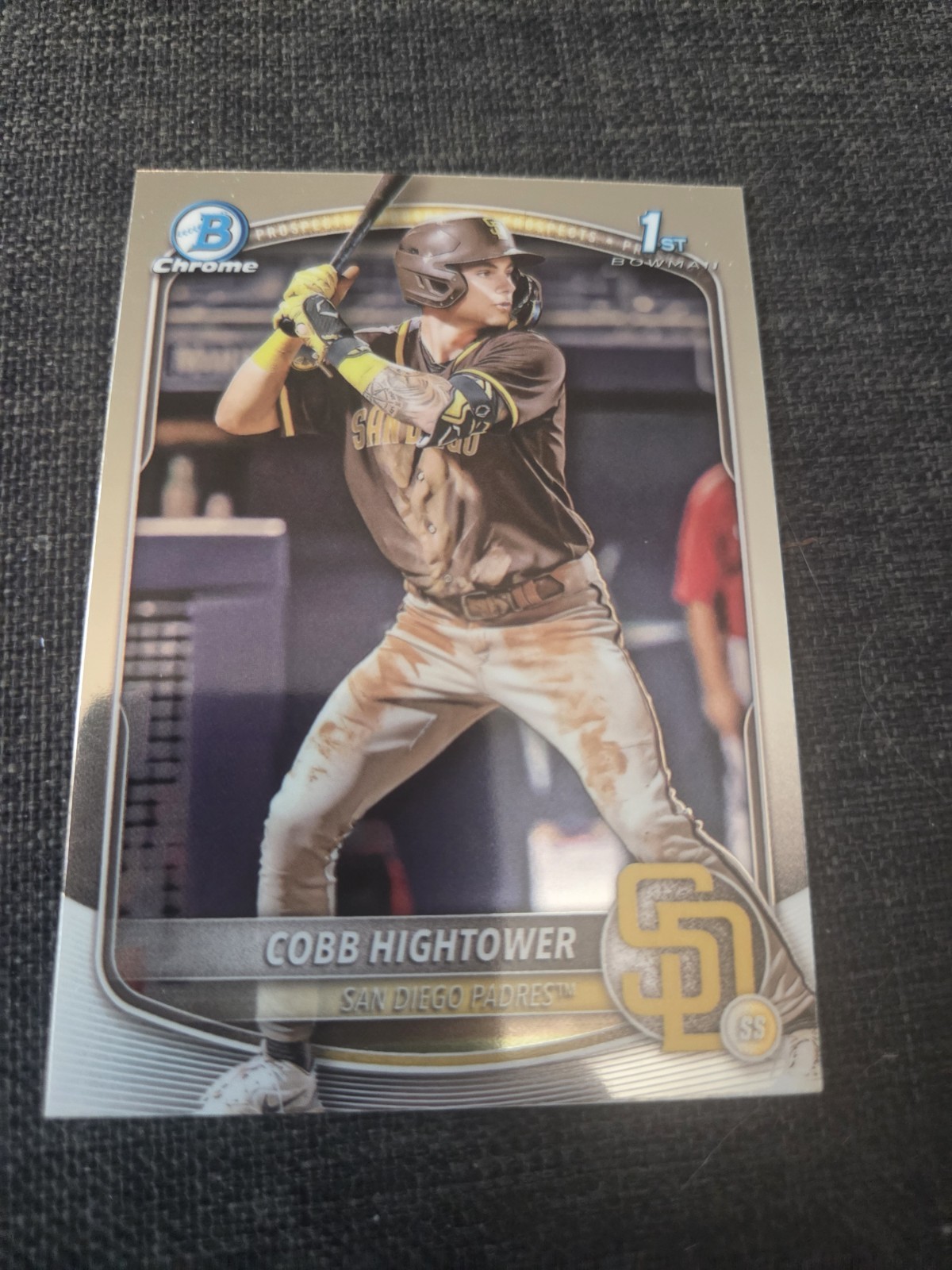 2025 Bowman Chrome 1st - Cobb Hightower #BCP-104 San Diego Padres